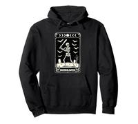 Baseball Halloween Tarocchi Scheletro Gotico Divertente Felpa con Cappuccio