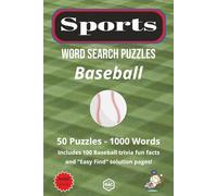 Baseball Hard Difficulty Word Search Puzzle Book: Challenging Word Searches for Adults and Teens
