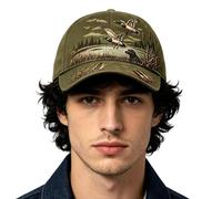 Baseball Hat | Breathable Headwear With Mallard & Retriever Artwork Vintage