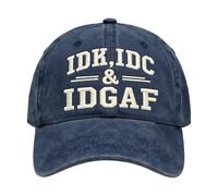 Baseball Hat - Cotton Embroidered Cap | Funny Trucker Hat | Adjustable Dad Hats Breathable Soft Headwear for Men Women Teens, Sun Protection Running Hiking Travel Camping Fishing Sports Daily Wear