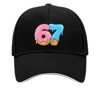 Baseball Hats - 67 Number Comfortable Vintage Caps | Ice Cream Theme Capss Adjustable | Comfortable Vintage Caps for Family | Corduroy Trucker Hat | Friends Adults Women Travel Outdoor Sports Commute