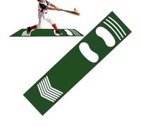 Baseball Hitting Mat - Baseball Training Supplies | Softball Pitching Mat | Non-Slip Softball Practice Supplies For Trainers League Enthusiasts Beginners Amateur Players School Teams Backyard Gym