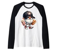 Baseball Hot Dog Gnome For Women Men And Kids Love Baseball Maglia con Maniche Raglan