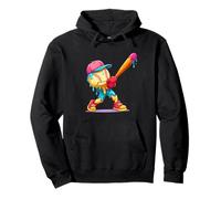 Baseball Ice Cream Drip Sport Giocatori & Tifosi Ragazzi Ragazze Felpa con Cappuccio