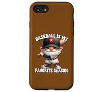 Baseball Is My Favorite Season Baseball Gnome With Sayings Custodia per iPhone SE (2020) / 7 / 8