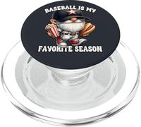 Baseball Is My Favorite Season Baseball Gnome With Sayings PopSockets PopGrip per MagSafe