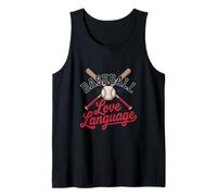 Baseball Is My Love Language Fan Player Bats Gioco di Palla Canotta