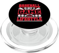 Baseball Is Not A Game It's A Lifestyle PopSockets PopGrip per MagSafe