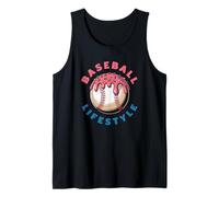 Baseball Lifestyle Ciambella Palla Rosa Spruzza Cibo Canotta