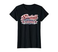 Baseball Mimi Bandiera USA Patriottica 4 luglio Design Maglietta