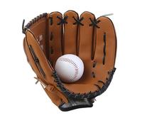 Baseball Mitt - PU Leather Fielding Glove | Thickened Cushion Palm, Adjustable Wrist Strap, Soft Catch Training Gear, Pitcher Catcher Practice Equipment For Youth Teens Adult, Outdoor Sport Supply