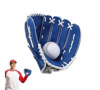 Baseball Mitt - PU Leather Fielding Glove | Thickened Cushion Palm, Adjustable Wrist Strap, Soft Catch Training Gear, Pitcher Catcher Practice Equipment For Youth Teens Adult, Outdoor Sport Supply
