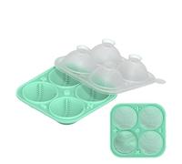 Baseball Mold - Large Sphere Chilling Tray, Flexible Easy Release Freezer Maker, Novelty Sports Shape Former, Fun Beverage Cooling Tool | Tray For Bourbon Whiskey Bar Kitchen Men Women