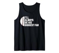 Baseball Mom I'll Always be His Big Fan Canotta