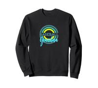 Baseball Nonna con Modern Baseball Circles Felpa