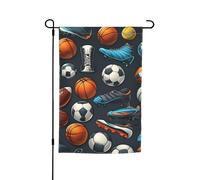 Baseball, pallacanestro, calcio, hockey, stampa di varie bandiere, bandiere da giardino all'aperto ultimo intervento, decorazione del cortile, veranda o bandiera del prato