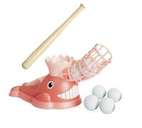Baseball Pitching Game, Training Practice Machine, Adjustable Launch Angle, Portable Sports Tool, Outdoor Play Equipment, Excellent for Kids Adults Family Fun Activities, 13.39x8.66x9.06 Inches
