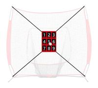 Baseball Pitching Net - Target Di Allenamento In Battuta Di Softball | Allenamento Della Zona Di Sciopero Di Pratica | NET Di Pitching Con Zone Di Strike | Battuta Regolabile Cattura Del Lanciatore Pe