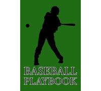 BASEBALL PLAYBOOK: Notebook for coaches and players to design plays, track games, record stats and plan drills.