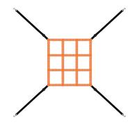 Baseball Practice Net - Adjustable Strike Zone Hitting Target | Training Tool for Pitchers and Batters, Location Accuracy Drills, Swing Improvement, Catching Practice, Softball, Indoor Gym, Backyard