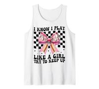Baseball Ragazza Mamma Mamma Coquette So che gioco come una ragazza Canotta