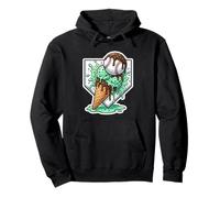 Baseball Ragazzi Ice Cream Drip Baseball Ragazzi Giovani Mint Choco Felpa con Cappuccio