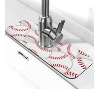 Baseball rubinetto tappetino per lavello cucina assorbente ad asciugatura rapida protezione contro gli schizzi bel tappetino di drenaggio per lavello da cucina