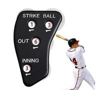 Baseball Scorer Accurato Conteggio Mostrando Palline Fuori Innings | Gioco affusolato Design Palm-Sized Comodo da tenere per le partite di baseball Scorekeeping Coaching Allenamento Pratica