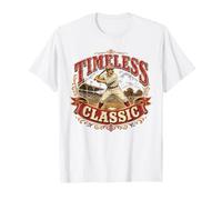 Baseball Senza Tempo Classico Vintage Storia Americana Maglietta