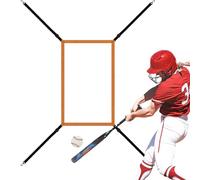 Baseball Softball Strike Target - Pitching Net Regolable, Aiuti Di Allenamento Per Colpire | Pratica Di Cattura In Battuta Con Esercitazioni Di Campo Per La Casa Con Cinturino Per L'attaccamento