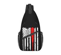 Baseball Softball Usa Flag Cross Chest Bag Sling Backpack Fashion Hiking Daypack Unisex Chest Shoulder Bag