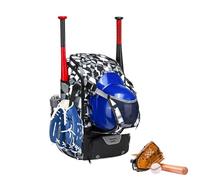 Baseball Sports Backpack, Lightweight Large Gear Bag, Shoe Compartment Bat Storage Pack with Breathable Multi Pocket Organization, Backpack with Compact Design, Durable Game Ready Carry Solution