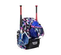 Baseball Sports Backpack, Lightweight Large Gear Bag, Shoe Compartment Bat Storage Pack with Breathable Multi Pocket Organization, Backpack with Compact Design, Durable Game Ready Carry Solution