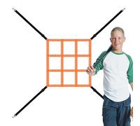 Baseball Strike Zone - Bersaglio Da Lancio Regolabile Per Softball, Rete Per Allenamento Da Baseball Con Di Fissaggio | Bersaglio Di Lancio Di Softball Per Colpire, Battere, Catturare, Il