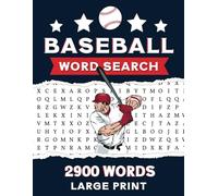 Baseball Word Search: 100 Themed Puzzles with History & Trivia - Large Print Edition for Adults, Seniors, and Teens | Over 2,900 Words to Discover!