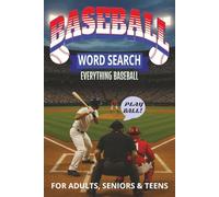 BASEBALL Word Search Book: Easy to Read | 50+ Puzzles Everything Baseball! | Great Gift For Adults, Seniors, & Teens