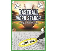 Baseball Word Search Book: Puzzles About Baseball, Home Runs & All-Star Moments