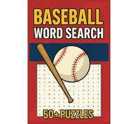 Baseball Word Search Puzzle Book: 50+ easy print puzzles featuring teams, players, positions & more. A fun and sporty gift for baseball fans-great for travel, game days, and quiet time.