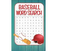 Baseball Word Search Puzzle Book: 50+ Puzzles with Easy to Read Print for Sports Fans | 6x9 inches, 110 pages| Gift for Vacations, Holidays, Camping, and Free Time