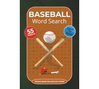 Baseball Word Search Puzzle Book: 55 Easy-to-Read Puzzles Featuring Baseball Teams, Players, and the Game You Love