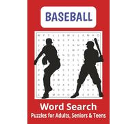 Baseball Word Search Puzzle Book: Baseball Word Search Puzzle Book: Word Searches with Easy to Read Print about Baseball, , Sports, and More | 6x9 ... Gift for Vacations, Holidays and Free Times