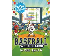 Baseball Word Search Puzzle Book for Kids Ages 8-12: Word Searches with Easy to Read Print about Baseball, Youth Baseball, Hardball, America's Pastime ... Gift for Vacations, Holidays and Free Times