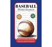 BASEBALL Word Search Puzzle Book: Word Searches with Easy to Read Print about all things Baseball and more | 6x9 inches, 110 pages | 400+ Words ... Great for stress and relaxing.