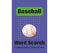 Baseball Word Search Puzzle Book: Word Searches with Easy to Read Print about Baseball, Baseball Game, Baseball Nostalgia and More | 6x9 inches, 110 ... for Vacations, Holidays and Free Times