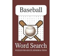 Baseball Word Search Puzzle Book: Word Searches with Easy to Read Print about Baseball, Baseball Player, Softball, Softball Player, Sports and More I ... Holidays, Car Rides, Relaxation, Free Times