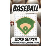Baseball Word Search Puzzle Book: Word Searches with Easy to Read Print about Baseball, Baseball Terms, Game Rules and More | 6x9 Inches, 110 pages | 50+ Puzzles