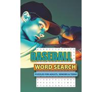 BASEBALL Word Search Puzzle Book: Word Searches with Easy to Read Print about Baseball, Batting, Pitching and More | 6x9 inches, 110 pages | 50+ Puzzles ... Gift for Vacations, Holidays and Free Times
