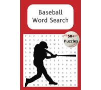 Baseball Word Search Puzzle Book: Word Searches with Easy-to-Read Print about Baseball, Sports, Teams and More 6x9 inches, 110 pages, 50+ pages...Gifts for Kids, Teens, and Adult Baseball Fans