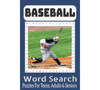 Baseball Word Search Puzzle Book: Word Searches With Easy To Read Print About Baseball, Stadiums, Baseball Training, And More | 6x9 inches, 110 Pages ... Gift For Vacations, Holiday, And Free Time.