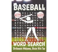 Baseball Word Search Puzzle Book: Word Searches with Easy to Read Print about Baseball Teams, Famous Players, Legendary Stadiums and More | 6x9 ... Baseball Fans, Game Nights and Rain Delays